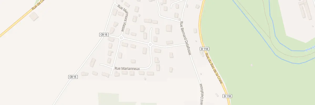 Plan du 16 Rue Marmont Viesse à Sainte-Colombe-sur-Seine