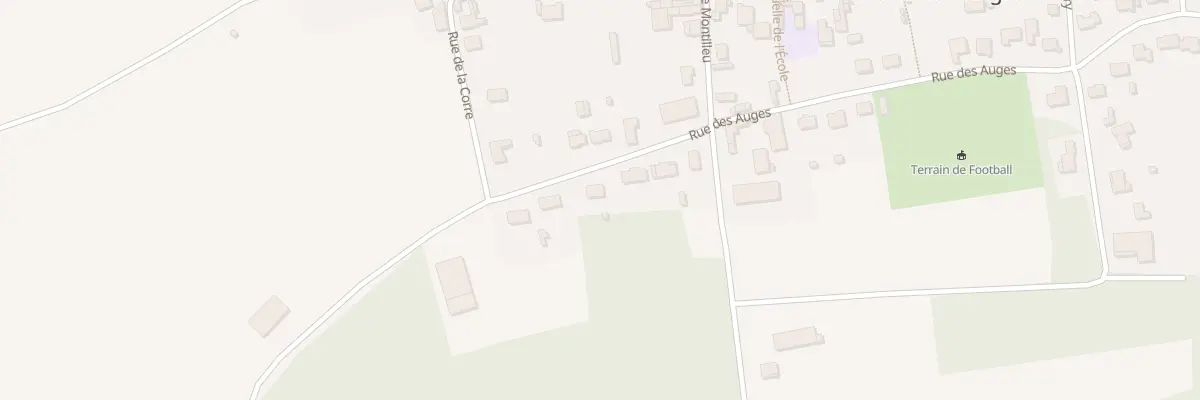 Plan du 25 Rue des Auges à Courdemanges