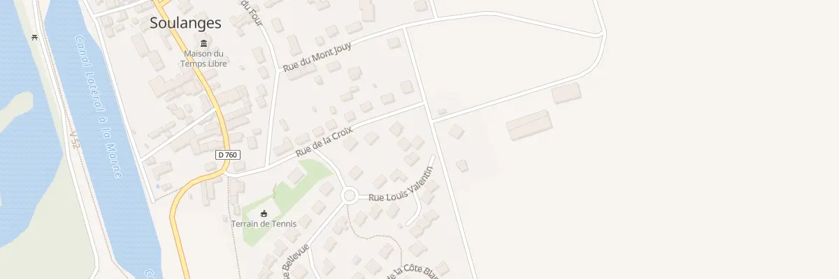 Plan du 10 Rue Louis Valentin à Soulanges
