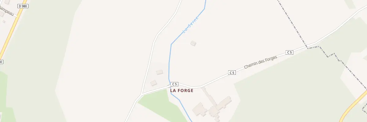 Plan du 5176 Pre des Forges à Ampilly-le-Sec