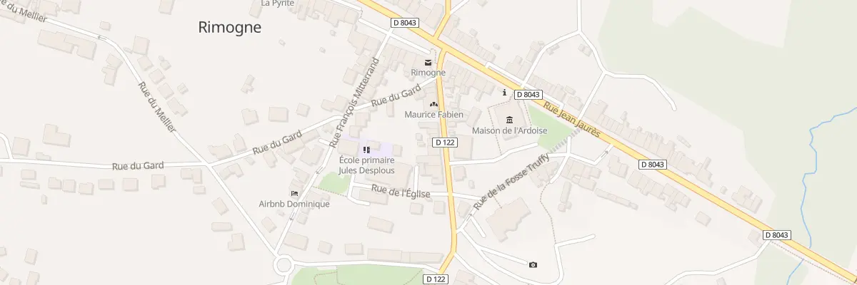 Plan du 94 Rue Jean Baptiste Clement à Rimogne