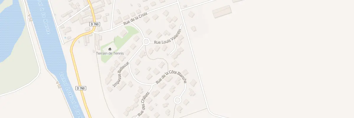Plan du 3 Imp Loisson à Soulanges
