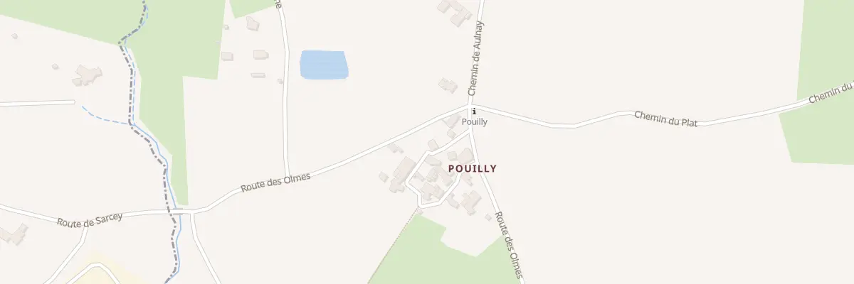 Plan du 5167 Ven de Pouilly à Sarcey
