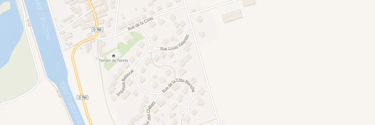 Plan du 2 Imp Loisson à Soulanges
