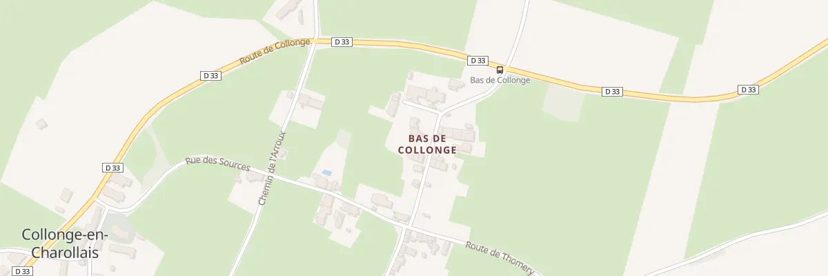 Plan du 4 Rue du Bas de Collonge à Collonge-en-Charollais