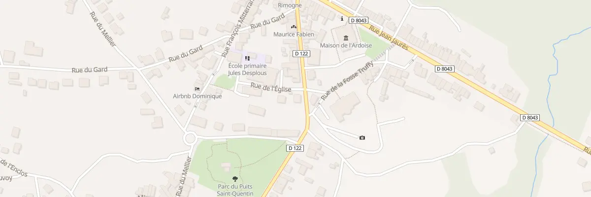 Plan du 164 Rue Jean Baptiste Clement à Rimogne