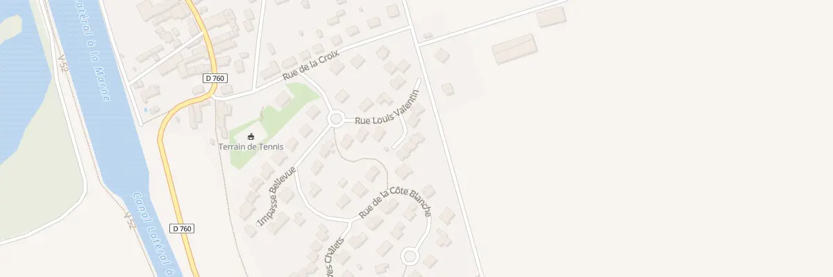 Plan du 1 Imp Loisson à Soulanges