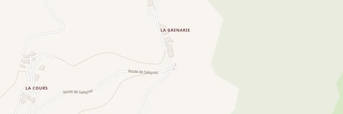 Plan du 1290 Rte de Saleyres à La Valla-en-Gier