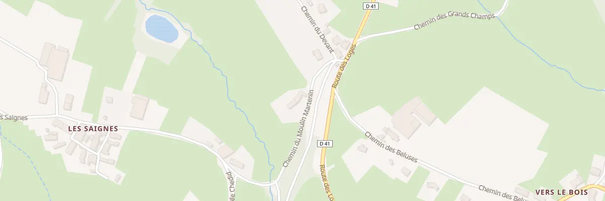 Plan du 205 Che du Caruge à Buffières