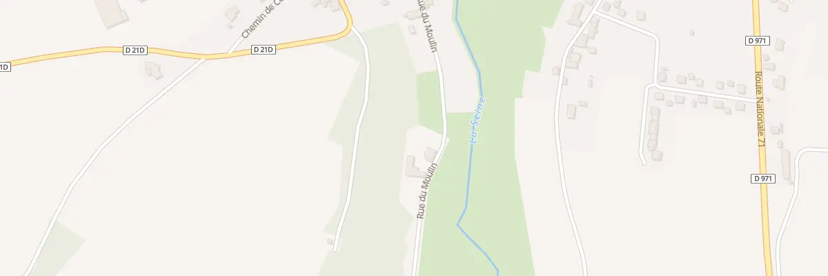 Plan du 3 Rue du Moulin à Chamesson