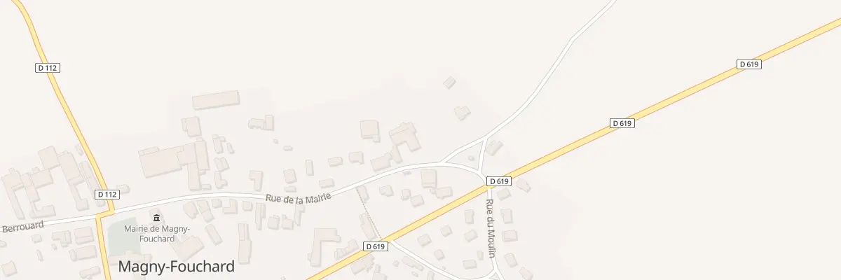 Plan du 15 Rue de la Mairie à Magny-Fouchard