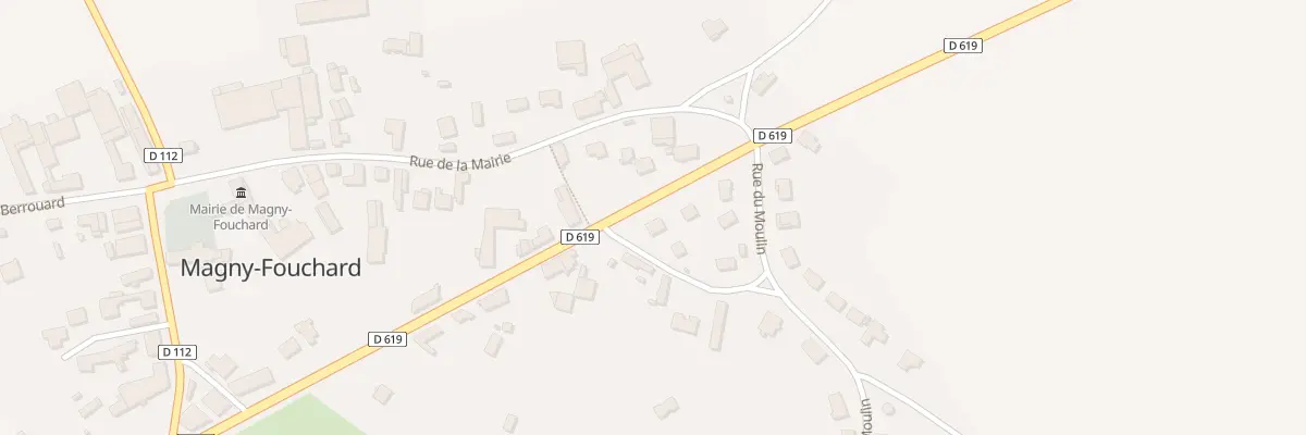 Plan du 22 Rte Nationale 19 à Magny-Fouchard