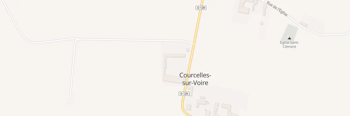 Plan du 2 Le Village à Courcelles-sur-Voire