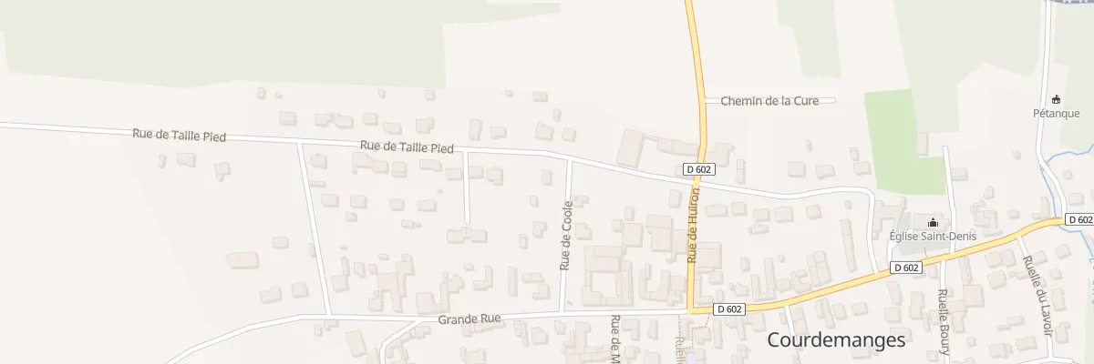 Plan du 3 Rue de Coole à Courdemanges