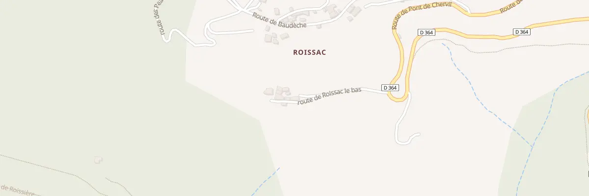Plan du 5355 Roissac à Chalencon