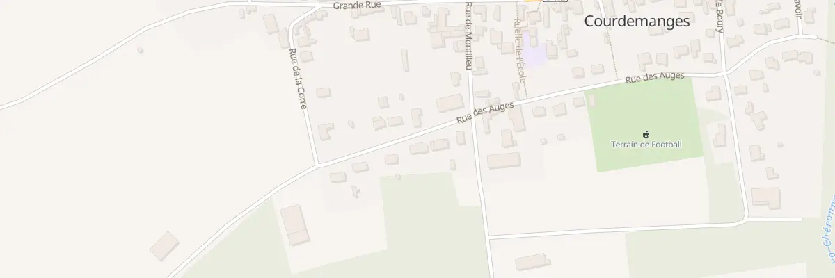 Plan du 23 Che des Auges à Courdemanges