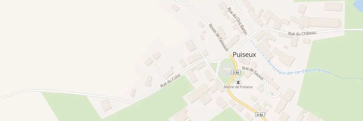 Plan du 7 Rue du Culot à Puiseux