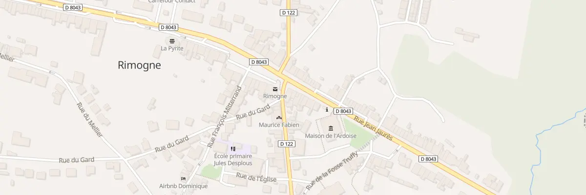 Plan du 27 Rue Jean Baptiste Clement à Rimogne