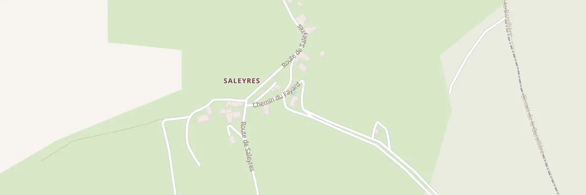 Plan du 76 Che du Fayard à La Valla-en-Gier