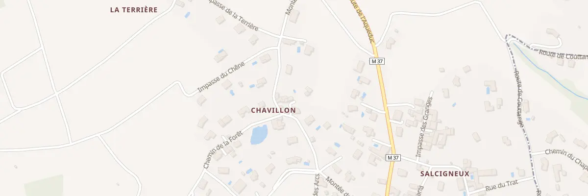 Plan du 317 Mte de Chavillon à Cellieu