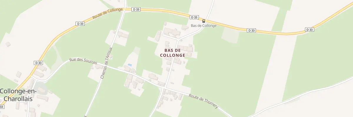 Plan du 5037 Collonge à Collonge-en-Charollais