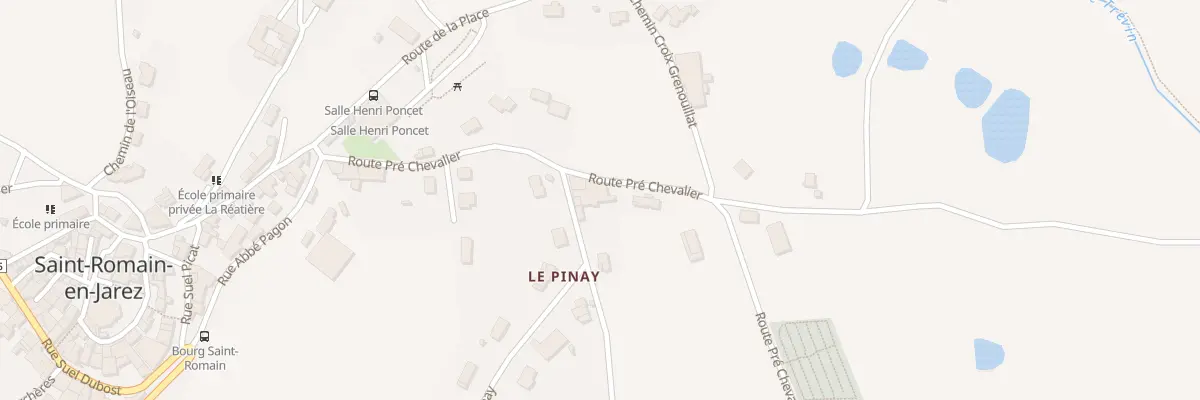 Plan du 5242 Le Pinay à Saint-Romain-en-Jarez