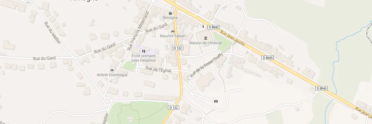 Plan du 127 Rue Jean Baptiste Clement à Rimogne