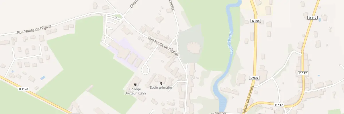 Plan du 3 Rue Haute de l’Église à Vitteaux
