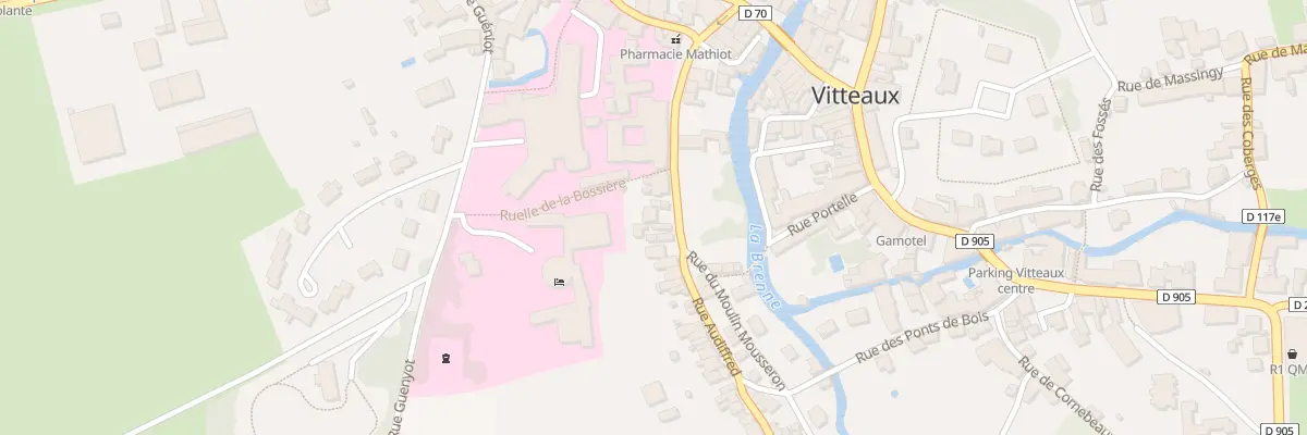 Plan du 12 Rue Audiffred à Vitteaux