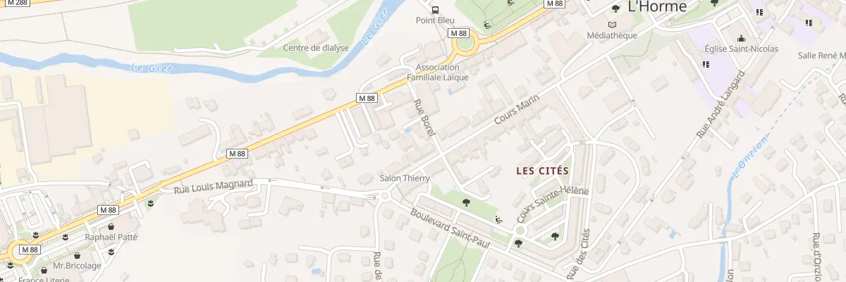 Plan du 40 Crs Marin à L’Horme