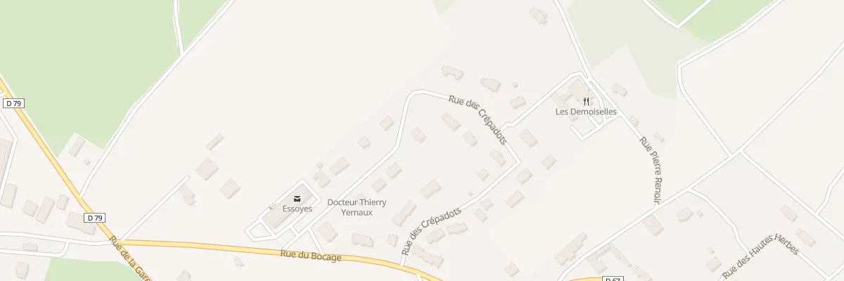 Plan du 21 Rue des Crépadots à Essoyes