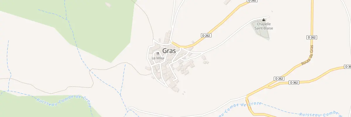 Plan du 5062 Le Village à Gras