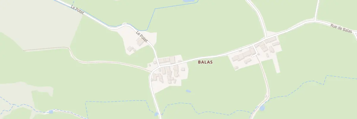 Plan du 2 Balas à Joncy