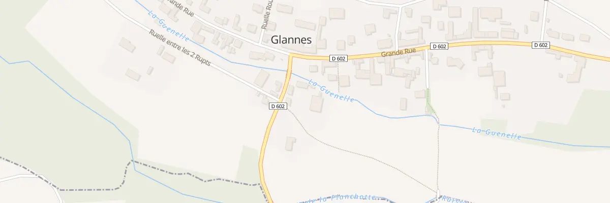 Plan du 1 Rte de Huiron à Glannes