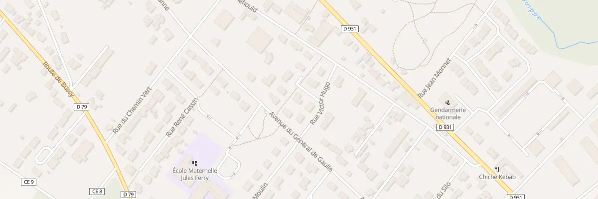 Plan du 5 Rue Victor Hugo à Suippes