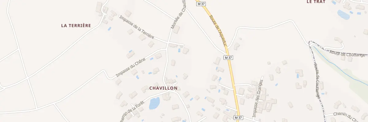 Plan du 165 Mte de Chavillon à Cellieu