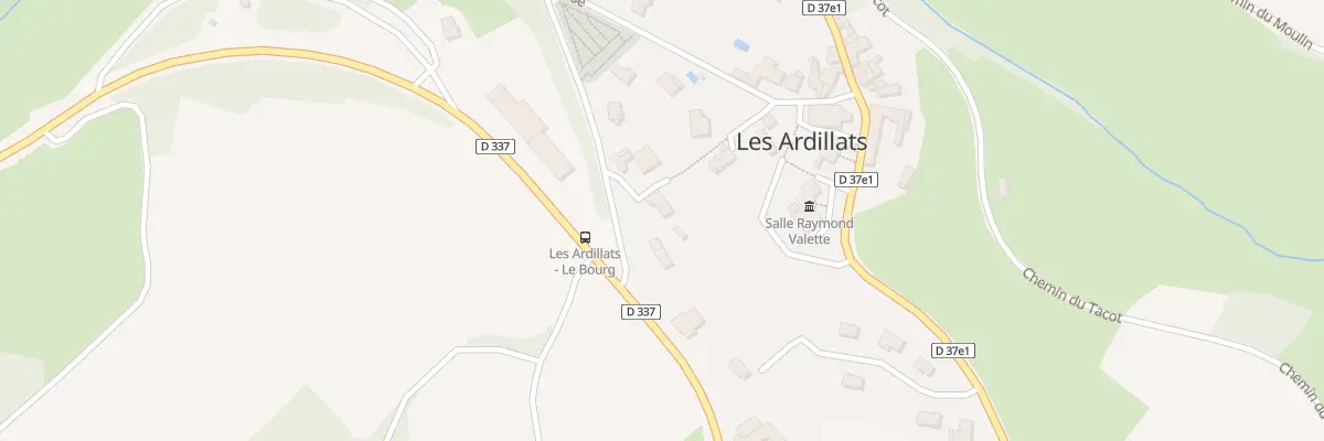 Plan du 58 Che du Cimetiere aux Ardillats
