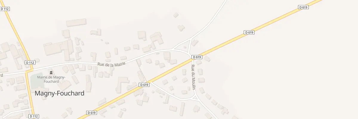Plan du 33 Rte Nationale 19 à Magny-Fouchard