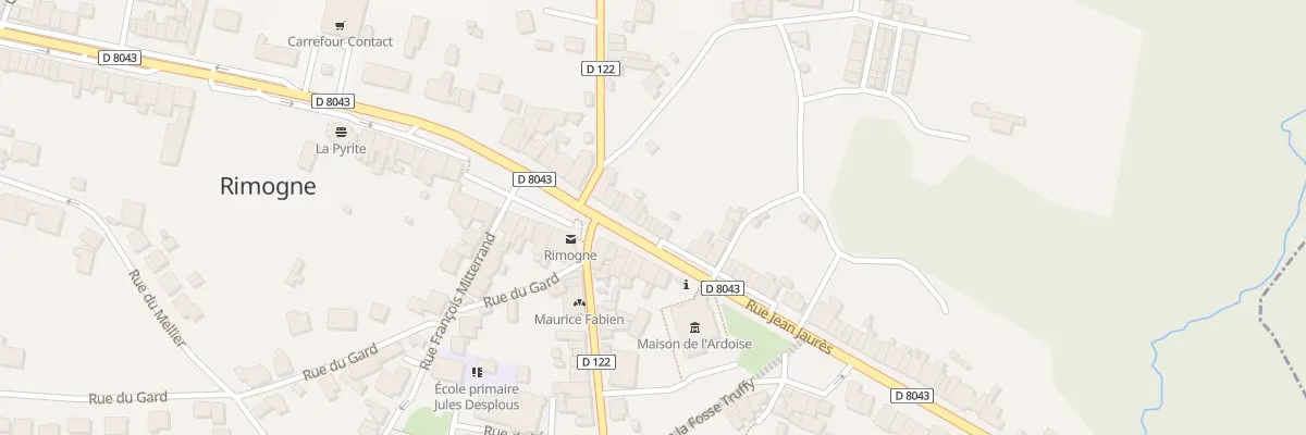 Plan du 47 Rue Jean Jaures à Rimogne