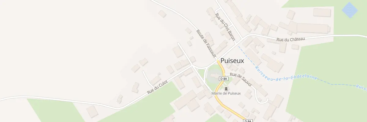 Plan du 1 Rue du Culot à Puiseux
