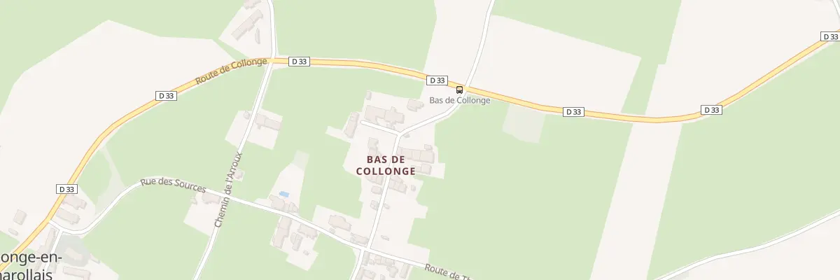 Plan du 1 Rue du Bas de Collonge à Collonge-en-Charollais
