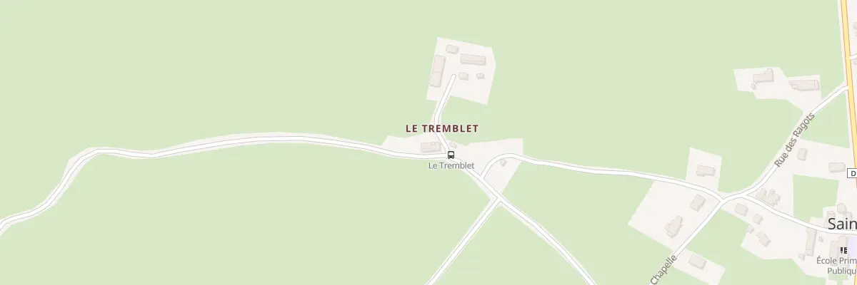 Plan du 5101 Le Tremblet à Saint-Micaud