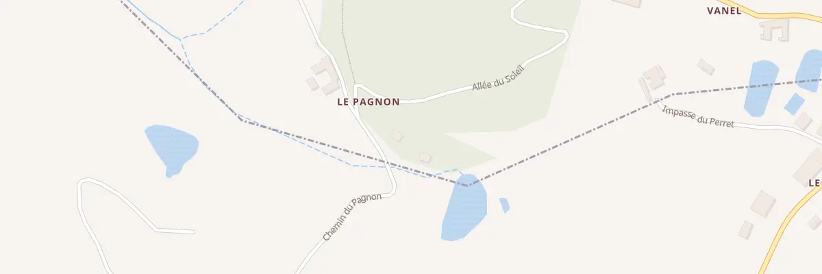 Plan du 5184 Vanel à Montromant
