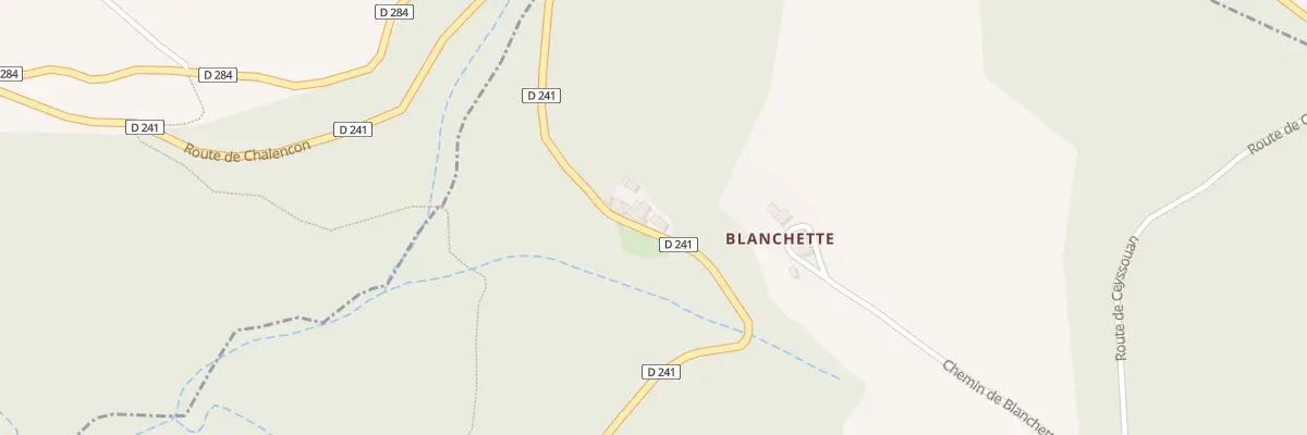 Plan du 166 Blanchette à Saint-Jean-Chambre