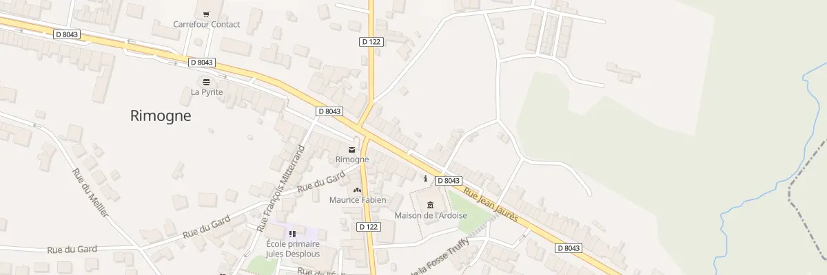 Plan du 57 Rue Jean Jaures à Rimogne