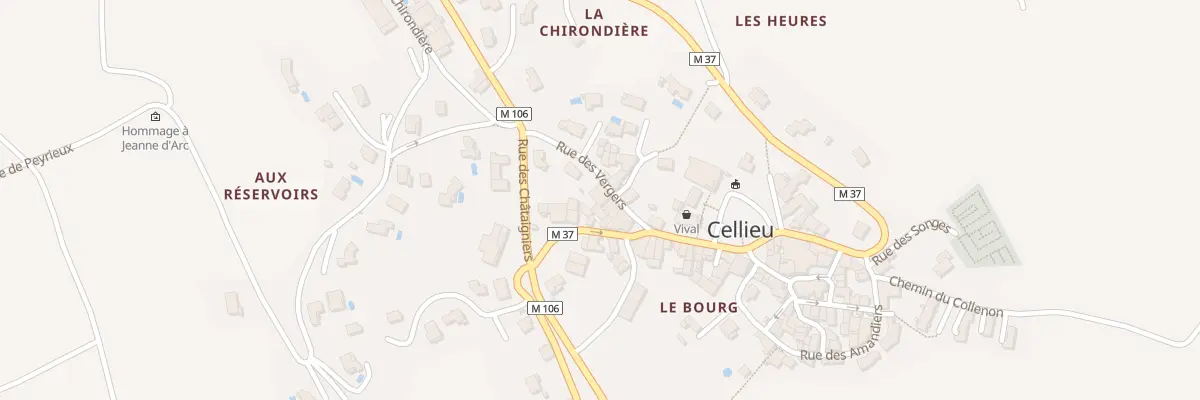 Plan du 31 Rue des Vergers à Cellieu
