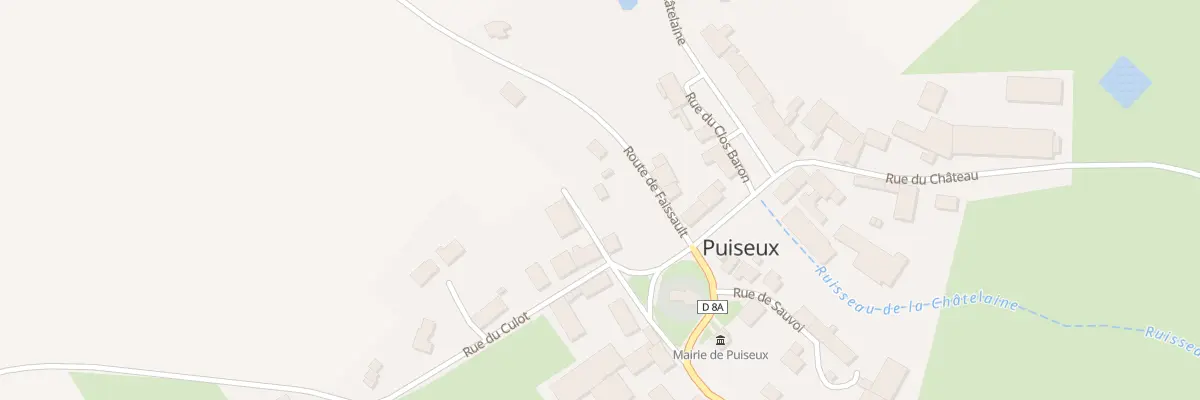 Plan du 3 Rue de la Grange au Ble à Puiseux