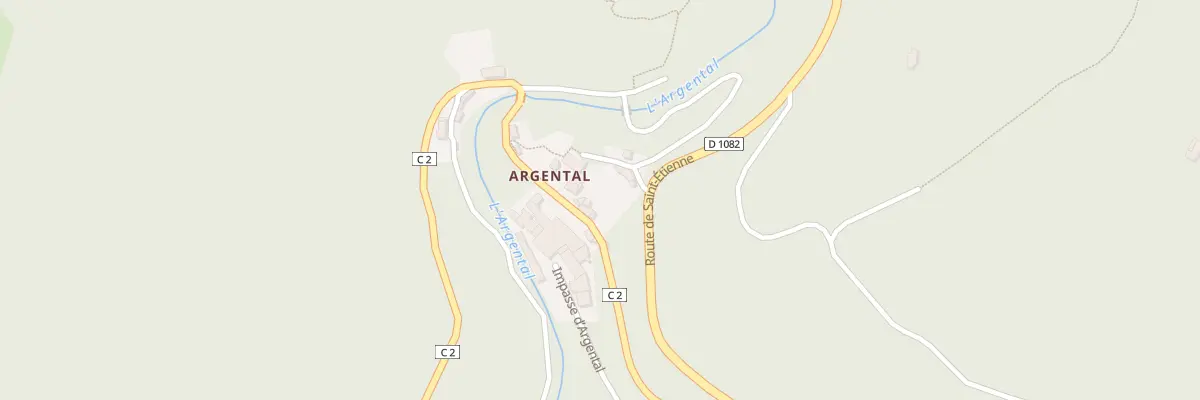 Plan du 4 Rte d’Argental à Bourg-Argental