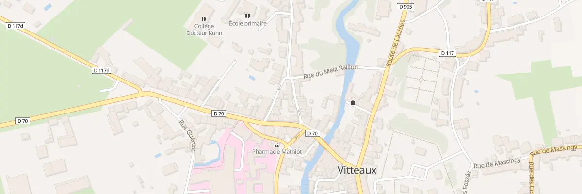 Plan du 5 Rue de l’Hotel de Ville à Vitteaux