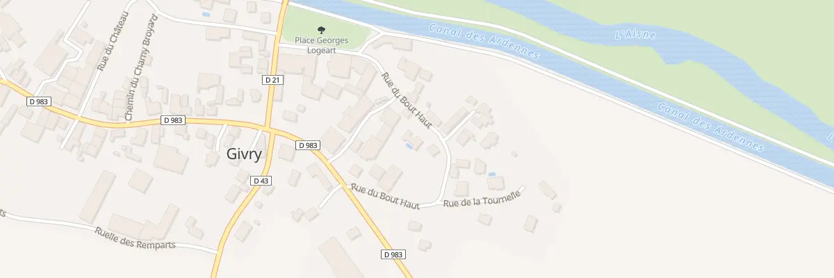 Plan du 9 Rue du Bout Haut à Givry